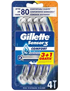 Gillette Maquinilla Desechable Sensor3 Cool 4+1 2