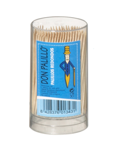 PALILLO REDONDO OVAL 200 uds Expositor 25