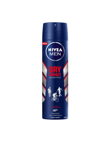 NIVEA MEN DEO DRY IMPACT SPRAY 200ML.