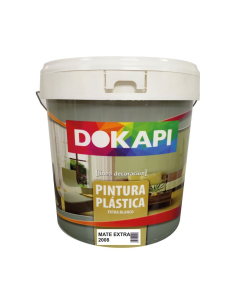 Dokapi Plástica Mate Decoración Antimoho 14 L