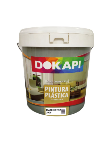 Dokapi Plástica Mate Decoración Antimoho 14 L