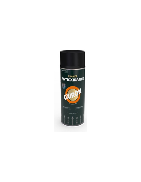 OXIRON SPRAY LISO SATINADO NEGRO 0,4L