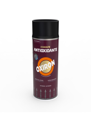 OXIRON SPRAY LISO BRILLANTE NEGRO 0,4L