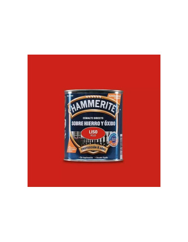 HAMMERITE SMOOTH GLOSS 750 ml. VERMELHO