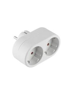 ADAPTADOR 2 SCHUKO  FRONTAL 50322