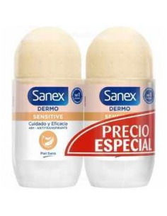 Sanex Desodorante Dermo Sensitive Roll-On Pack 2 x 50 ml