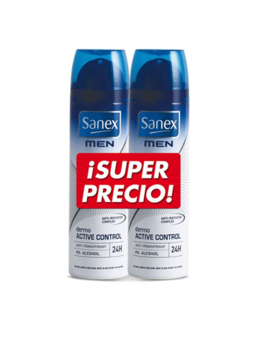 DESOD.HOM.SANEX VP.ACTIVE CONTROL 2X200 ML