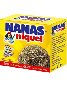 ESTROPAJO NANAS NIQUEL GRANDE 1 ud 2