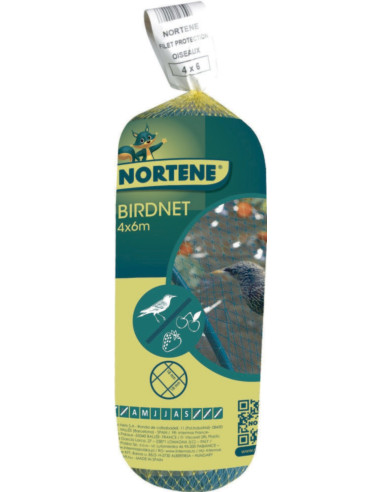 Nortene Malla Antipájaros Birdnet 4 x 6 m