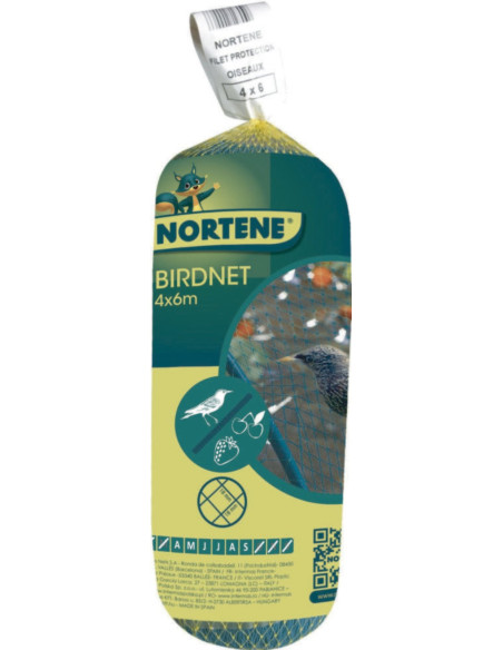 Nortene Malla Antipájaros Birdnet 4 x 6 m