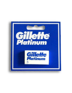 HOJA AFEITAR GILLETTE PLATINUM CUCHILLAS 5 uds BLISTER
