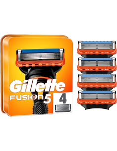 Gillette Fusion5 Recambios Cuchillas 4 uds