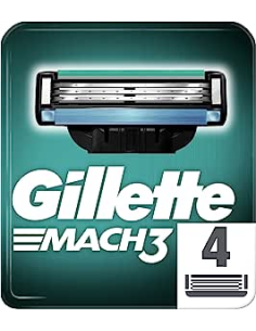 Gillette Mach3 Recambios Cuchillas 4 uds 2
