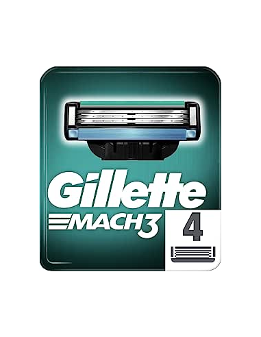 Gillette Mach3 Recambios Cuchillas 4 uds