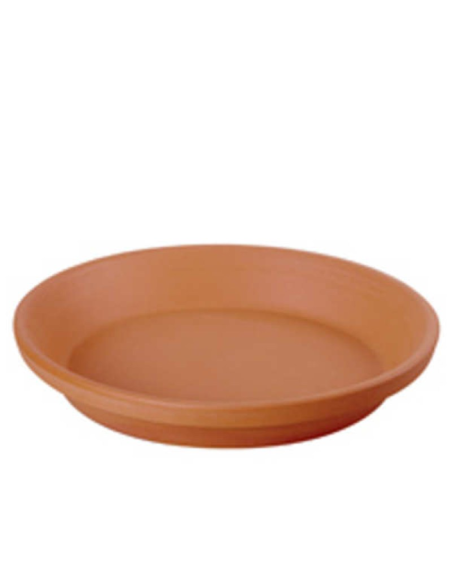 PLATO BARRO MACETA FRANCACOR 17 cm NATURAL MAC.16,18 Y 20