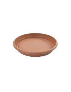 Plastiken Plato Maceta Redondo Terra 22 cm Terracota