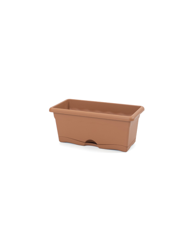 Plastiken Jardinera con Plato 40 cm Terra
