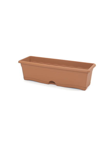 Plastiken Jardinera con Plato 60 cm Terra