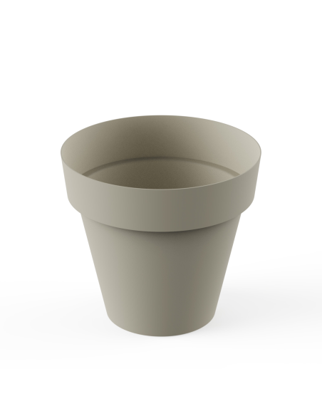 MACETA TES 26 cm ECRU