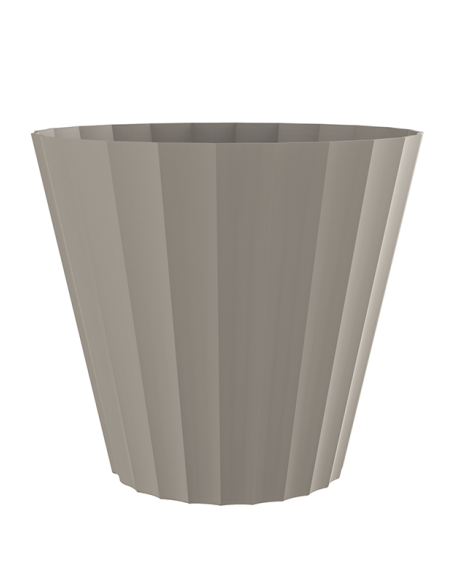 MACETA DORIC 32 cm  TAUPE