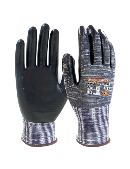 Safetop Guantes Nitrilo Nitrisol 155B Talla 6