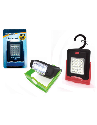 LINTERNA JUPITER 23 LED IMAN  COLGADOR