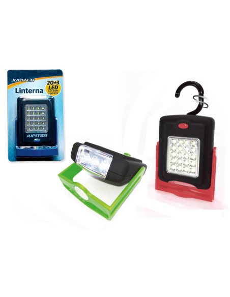 LINTERNA JUPITER 23 LED IMAN  COLGADOR