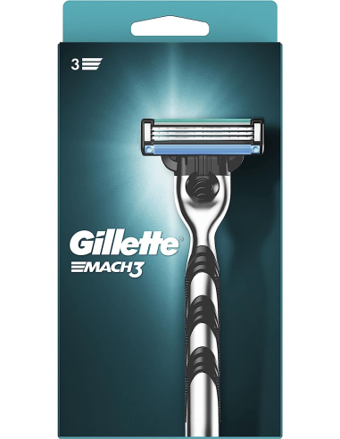 Gillette Maquinilla de Afeitar Mach3 + 1 Recambio