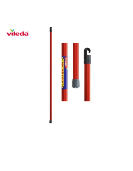 MANGO VILEDA OCTOGONAL 1,40 ROJO