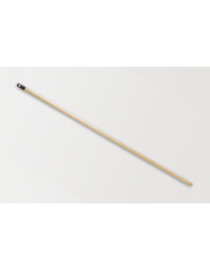 MANGO MADERA 135M PLASTIFICADO TRANSPARENTE CON ROSCA 2