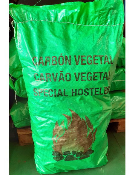 CARBON VEGETAL BOLSA  15 kg ESPECIAL HOSTELERÍA