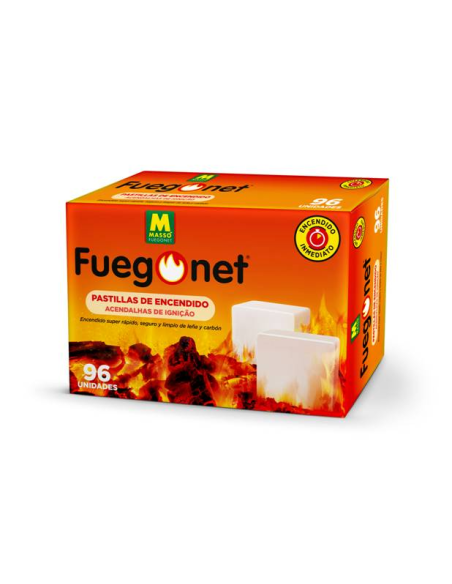 Fuegonet Pastillas de Encendido Pack 96 Unidades