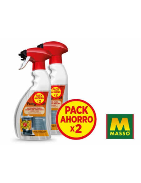 Fuegonet Limpiacristales y Limpiaestufas Duplo 750 ml
