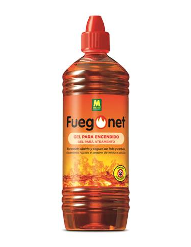 Fuegonet Enciende Gel para Encendido 1 L