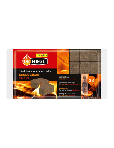 PASTILLAS ENCENDIDO ECOLOGICAS OK FUEGO ESTUCHE...