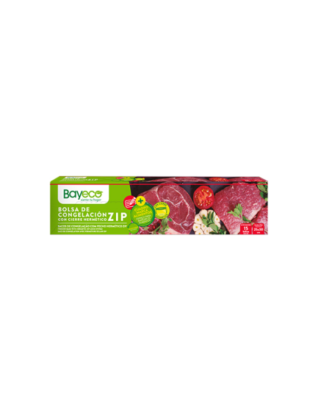 Bayeco Bolsas Congelación Zip 25x30 cm 15 uds