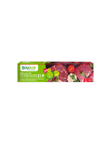 Bayeco Bolsas Congelación Zip 25x30 cm 15 uds