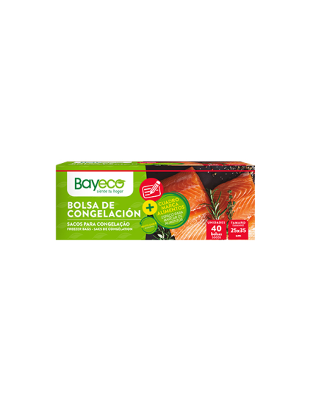 Bayeco Bolsas Congelación 25x35 cm 40 uds