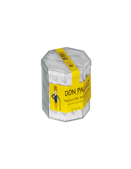 PALILLO REDONDO CON FUNDA BOTE OCTOGONAL 200 uds.Expositor 12