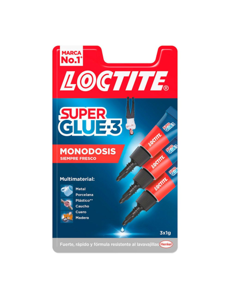 Loctite Super Glue-3 Monodosis 3 x 1 g