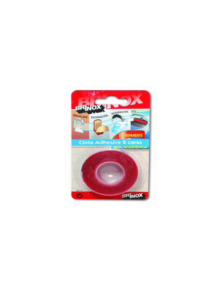 Brinox Cinta Doble Cara Alta Resistencia 6210 Transparente