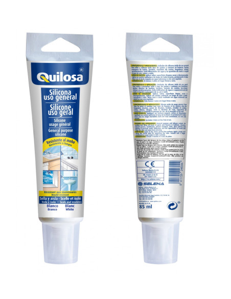 QUILOSE SILICONE TB. 85 BRANCO USO GERAL