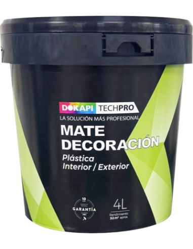Dokapi Plástica Mate Decoración Antimoho 14 L