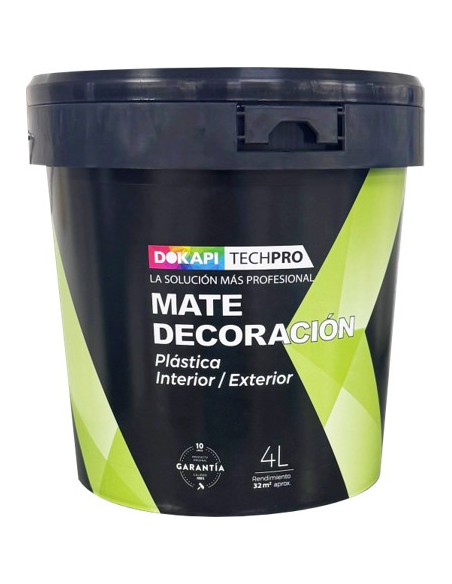 Dokapi Plástica Mate Decoración Antimoho 14 L