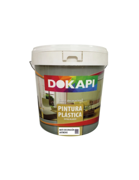 Dokapi Plástica Mate Decoración Antimoho 4 L