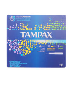 TAMPAX MULTIPACK. PACK QUE CONTIENE TODAS LAS ABSORCIONES DIFERENTES DE LOSTAMPONESCON APLICADOR RETRÁCTIL CON PUNTA REDONDE