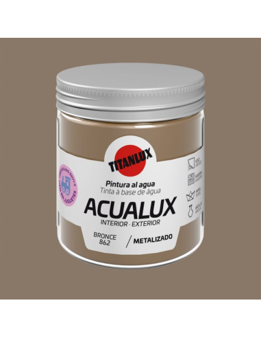 Titanlux Acualux Metalizado Bronce 0862 0,075 L