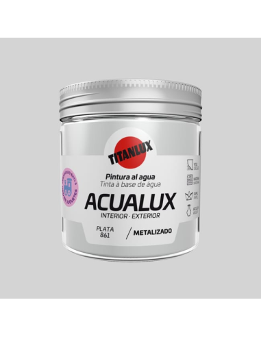 TX ACUALUX METALIZ PLATA 0861 0,075L