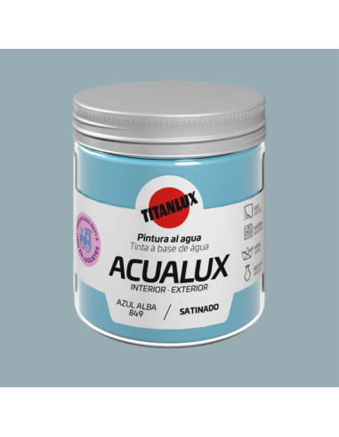 Titanlux Acualux Satinado Azul Alba 0849 0,075 L