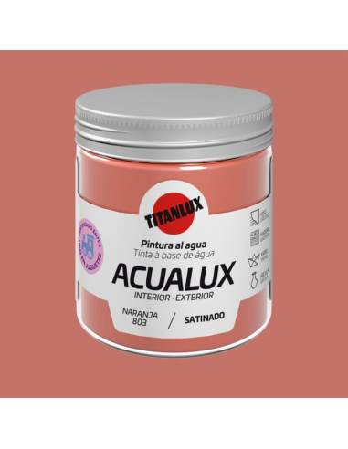Titanlux Acualux Satinado Naranja 0803 0,075 L